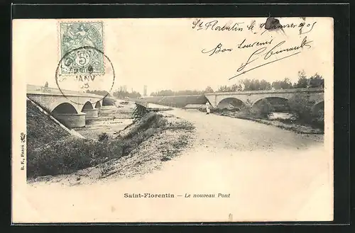 AK Saint-Florentin, le nouveau Pont