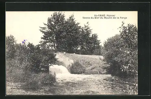 AK Saint-Privé, Vanne du Bief du Moulin de la Forge