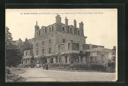 AK Saint-Sauveur-en-Puisaye, le Chateau de l'Orme du Pont