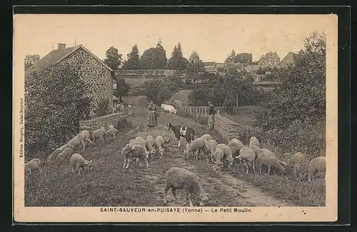 AK Saint-Sauveur-en-Puisaye, le Petit Moulin