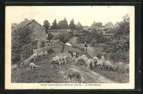 AK Saint-Sauveur-en-Puisaye, le Petit Moulin