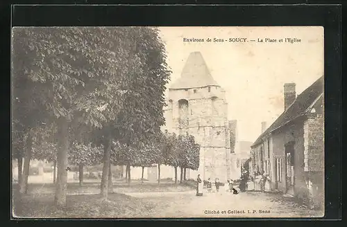 AK Soucy, la Place et l'Eglise