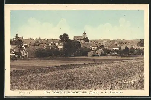 AK Villeneuve-la-Guyard, le Panorama