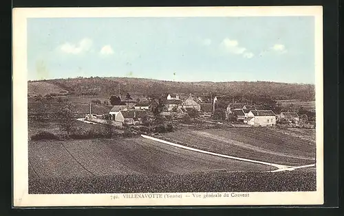 AK Villenavotte, Vue générale du Couvent