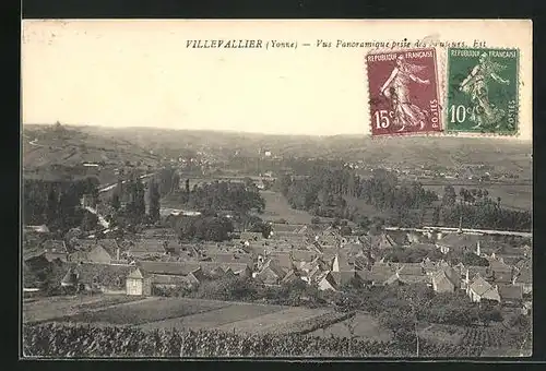 AK Villevallier, Vue Panoramique