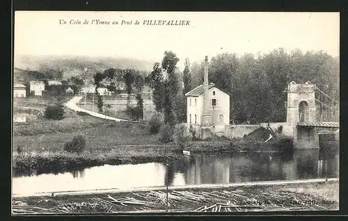 AK Villevallier, Un Coin de l`Yonne au Pont