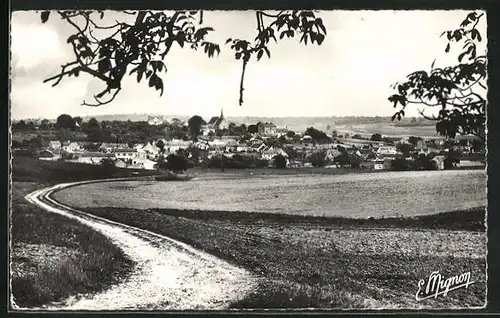 AK Saint-Agnan, Vue générale, Blick auf den Ort