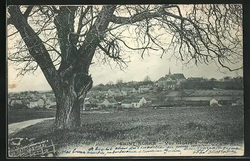 AK Saint-Agnan, Blick auf den Ort