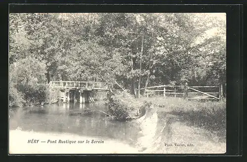 AK Héry, Pont Rustique sur le Serein