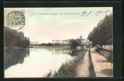 AK Vincelles, Les Bords de l`Yonne