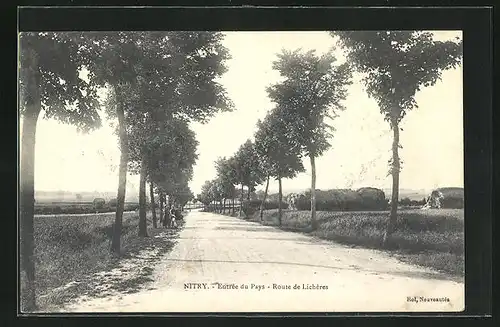 AK Nitry, Entrée du Pays, Route de Lichères