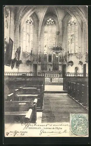 AK Seignelay, Intérieur de l`Eglise