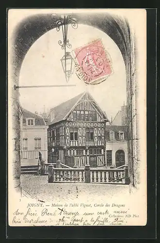 AK Joigny, Maison de l`abbe Vignot, Cercle des Dragons