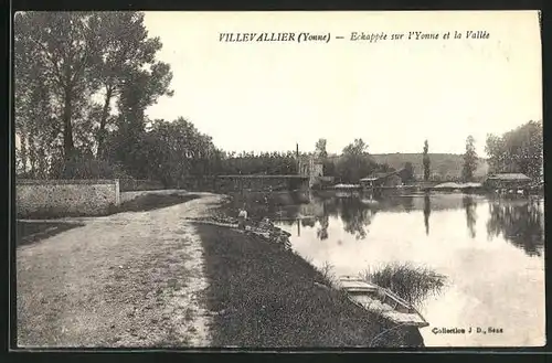AK Villevallier, Echappée sur l`Yonne et la Vallée