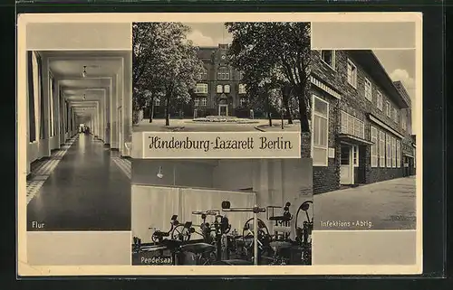 AK Berlin-Zehlendorf, Hindenburg-Lazarett, Gimpelsteig 3-5