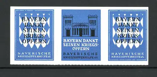 Reklamemarke Bayern dankt seinen Kriegsopfern, Bayerische Kriegsopferhilfe