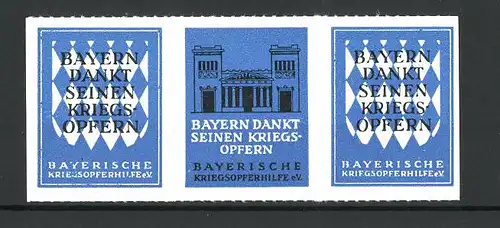 Reklamemarke Bayern dankt seinen Kriegsopfern, Bayerische Kriegsopferhilfe