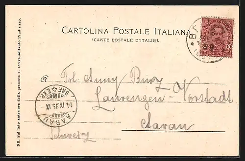 AK Bellagio, Promenade am Seeufer