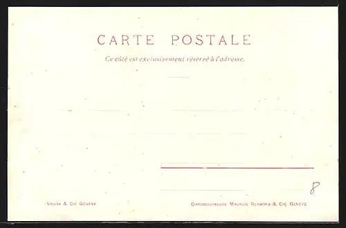 Künstler-AK Isola Bella, Blick zur Insel