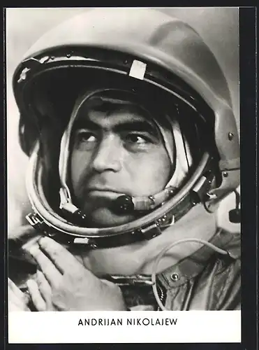 AK Kosmonaut Andrijan Nikolajew, Held des ersten kosmischen Gruppenfluges