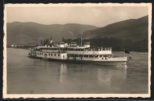 AK Dampfer Passau der ersten Donau-Dampfschifffahrts-Gesellschaft