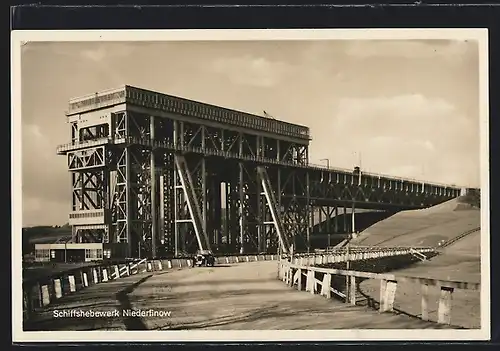 AK Niederfinow, An dem Schiffshebewerk