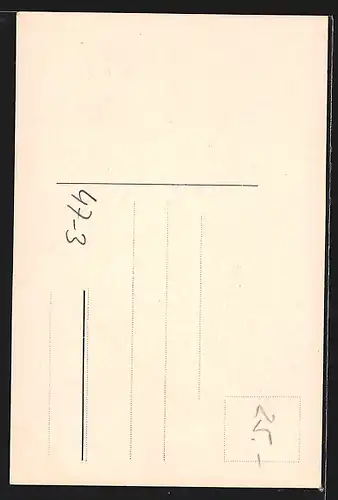 Künstler-AK Geomatur 2. Tech. 1920, Anbetung eines Portraits unter Sternen