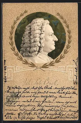 AK Portrait Joh. Sebastian Bach