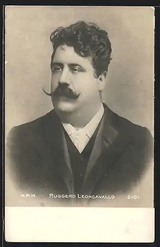 AK Ruggero Leoncavallo, Portrait