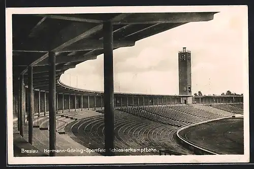 AK Breslau, Hermann-Göring-Sportfeld Schlesierkampfbahn