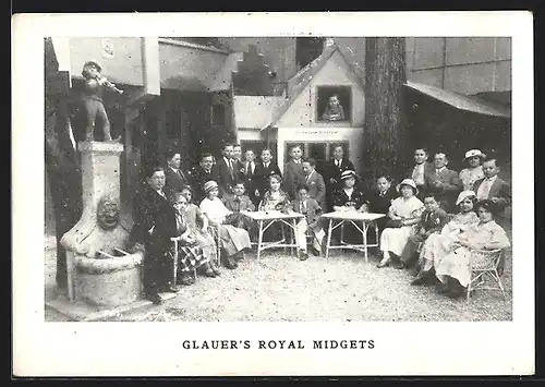 AK Liliputaner-Ensemble Glauers Royal Midgets, Gruppenfoto