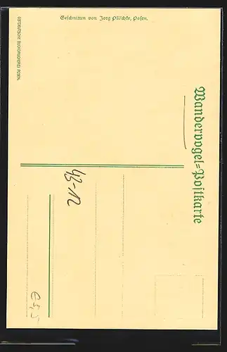 AK Junge mit einer Gitarre sitzt in einem Baum, Silhouette