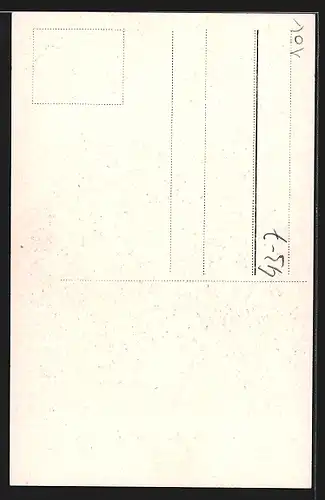 AK Junges Paar beim Tanz in Barock angelehnter Kleidung