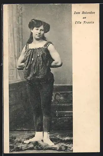 AK Ella Frania, Variete Künstlerin