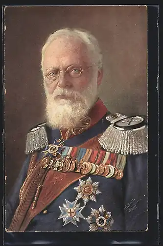 AK König Ludwig III. von Bayern in Uniform