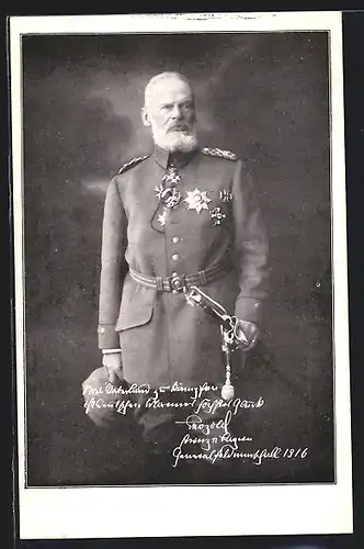 AK Prinz Leopold von Bayern als Feldherr in Uniform