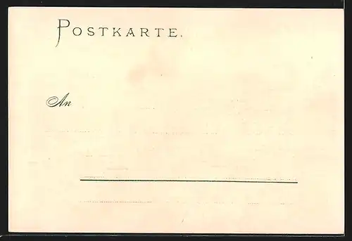 Lithographie Nürnberg, Partie am Neuthor