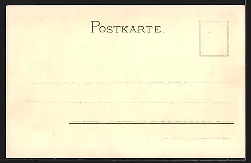 Lithographie Lichtenberg /Odw., Gesamtansicht vom Walde aus