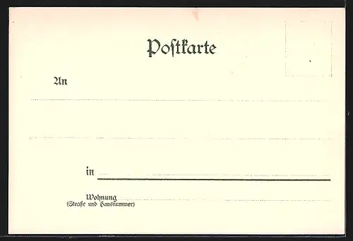 Künstler-AK Bad Kreuth, Ortspartie mit Pferdewagen