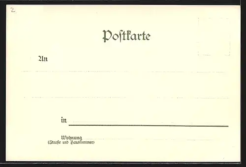 Lithographie Berchtesgaden, Blick in den Ort