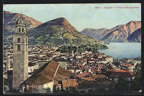 AK Lugano, Panorama visto dalla Stazione