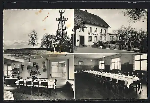 AK Reinach, Restaurant Homberg, Innenansichten