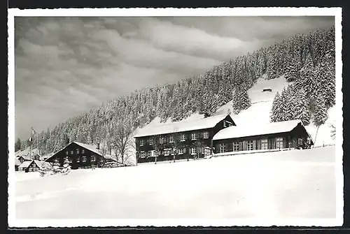 AK Wildhaus, Zwingliheimstätten im Winter