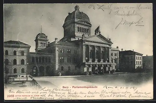 AK Bern, Am Parlamentsgebäude