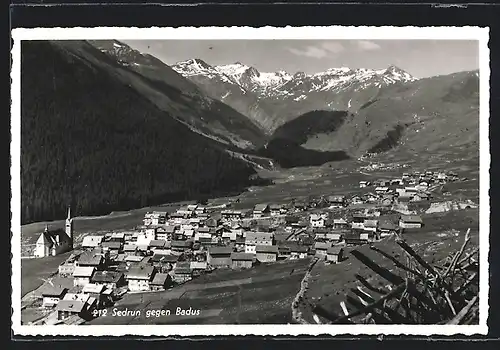 AK Sedrun, Panorama gegen Badus