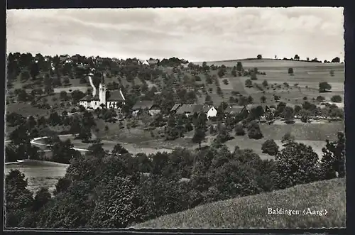 AK Baldingen, Ortsansicht mit Kirche