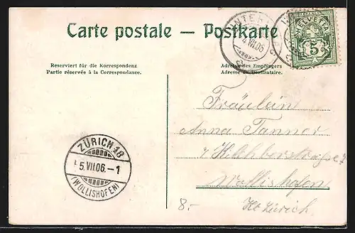 AK Einsiedeln, Ortsansicht bei Tag