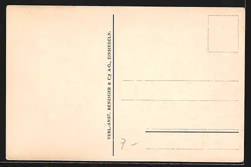 AK Einsiedeln, Geistliche bei der Prozession