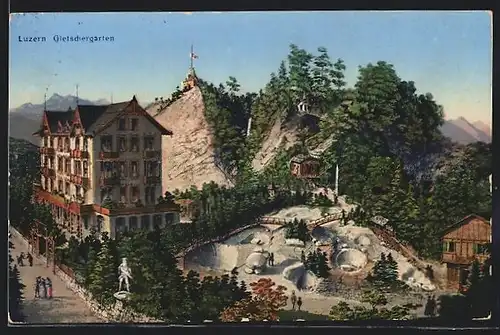 AK Luzern, Partie im Gletschergarten