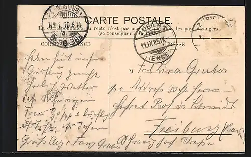 AK Glarus, Ortsansicht mit Glärnisch